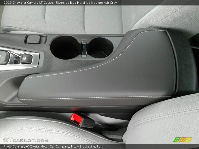 Riverside Blue Metallic / Medium Ash Gray 2019 Chevrolet Camaro LT Coupe