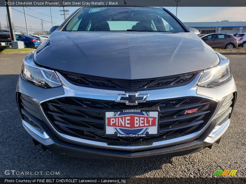 Satin Steel Gray Metallic / Black 2019 Chevrolet Cruze Premier