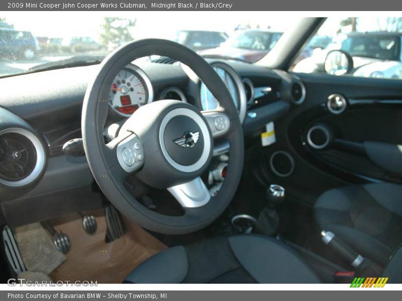 Midnight Black / Black/Grey 2009 Mini Cooper John Cooper Works Clubman
