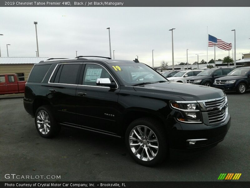 Black / Jet Black/Mahogany 2019 Chevrolet Tahoe Premier 4WD