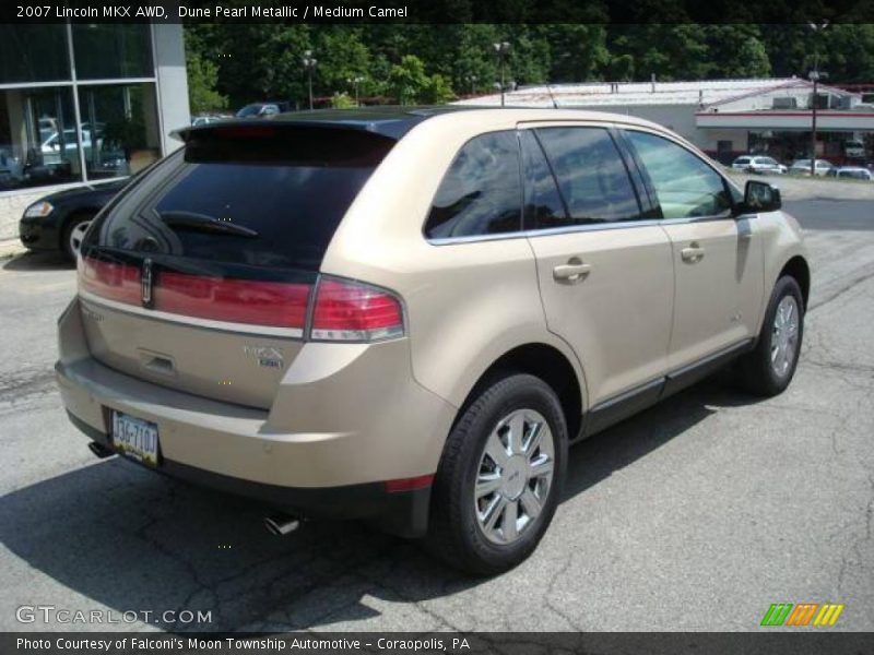 Dune Pearl Metallic / Medium Camel 2007 Lincoln MKX AWD