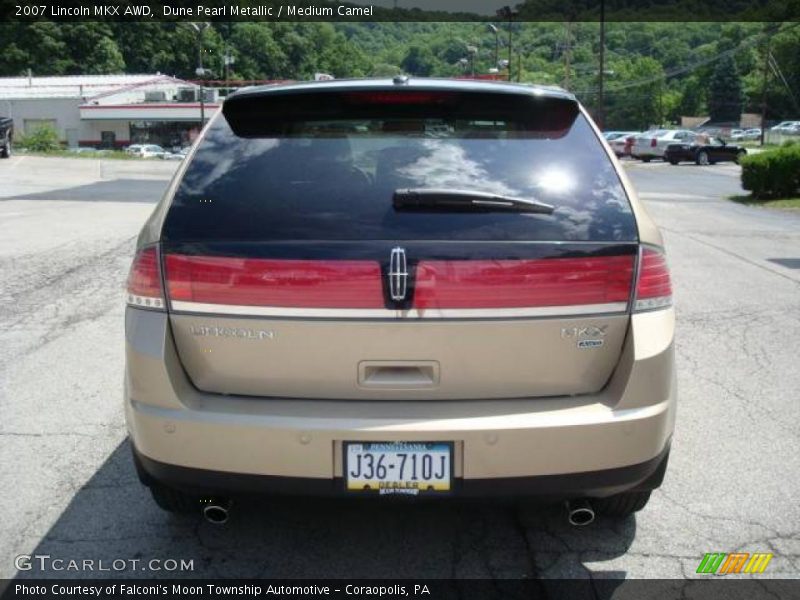 Dune Pearl Metallic / Medium Camel 2007 Lincoln MKX AWD