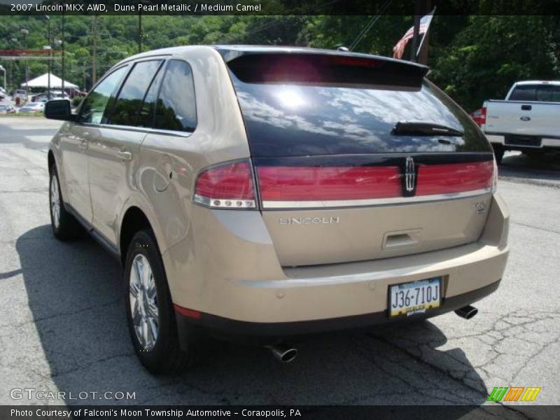 Dune Pearl Metallic / Medium Camel 2007 Lincoln MKX AWD