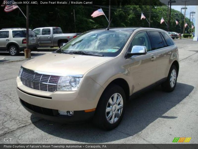 Dune Pearl Metallic / Medium Camel 2007 Lincoln MKX AWD