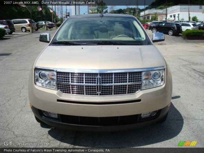 Dune Pearl Metallic / Medium Camel 2007 Lincoln MKX AWD