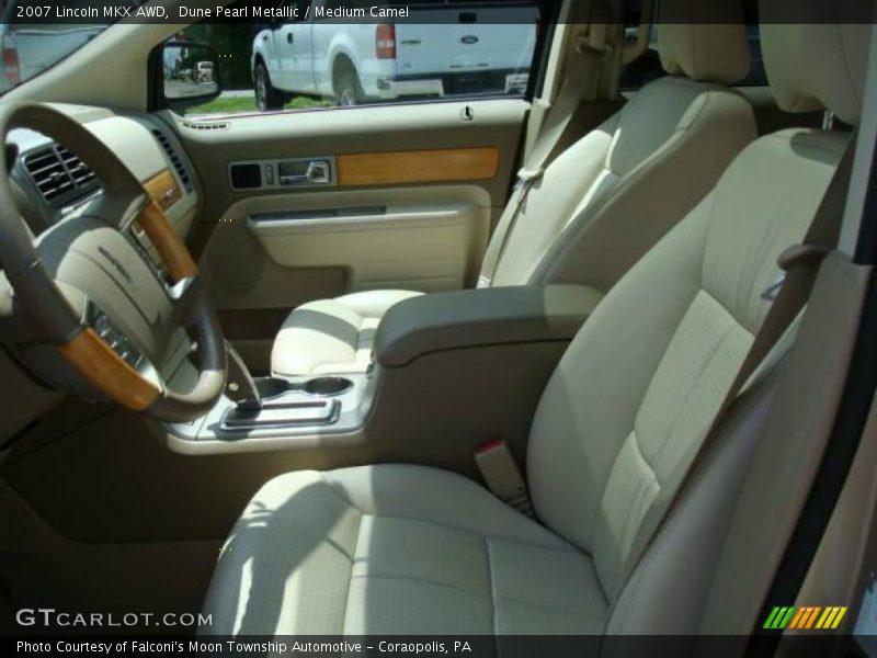 Dune Pearl Metallic / Medium Camel 2007 Lincoln MKX AWD