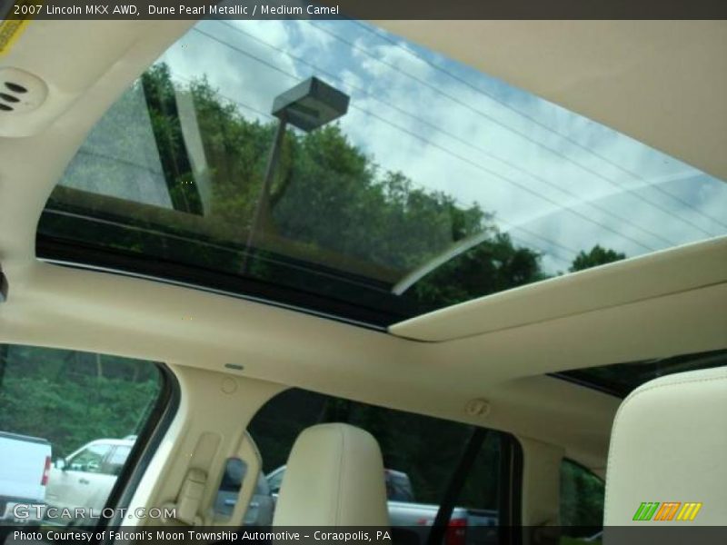 Dune Pearl Metallic / Medium Camel 2007 Lincoln MKX AWD