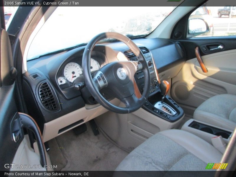 Cypress Green / Tan 2006 Saturn VUE V6