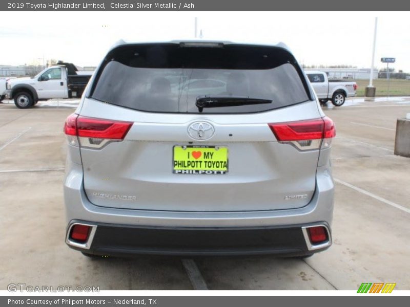 Celestial Silver Metallic / Ash 2019 Toyota Highlander Limited