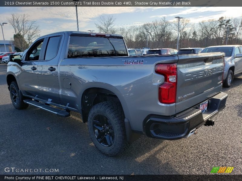 Shadow Gray Metallic / Jet Black 2019 Chevrolet Silverado 1500 Custom Z71 Trail Boss Double Cab 4WD