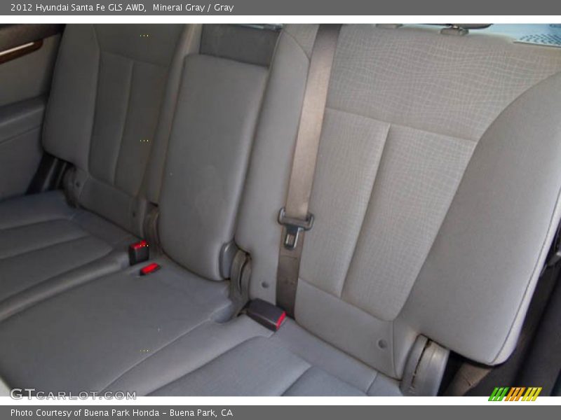 Mineral Gray / Gray 2012 Hyundai Santa Fe GLS AWD