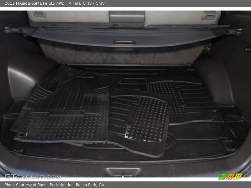 Mineral Gray / Gray 2012 Hyundai Santa Fe GLS AWD