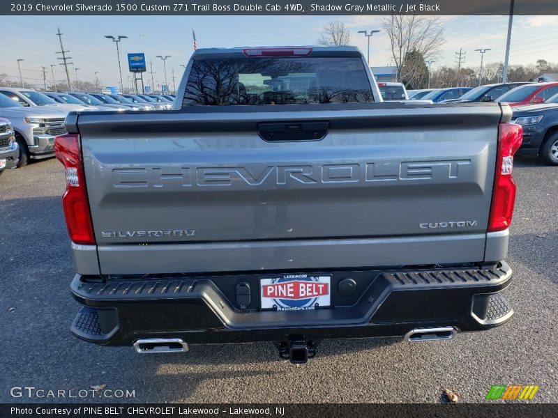 Shadow Gray Metallic / Jet Black 2019 Chevrolet Silverado 1500 Custom Z71 Trail Boss Double Cab 4WD