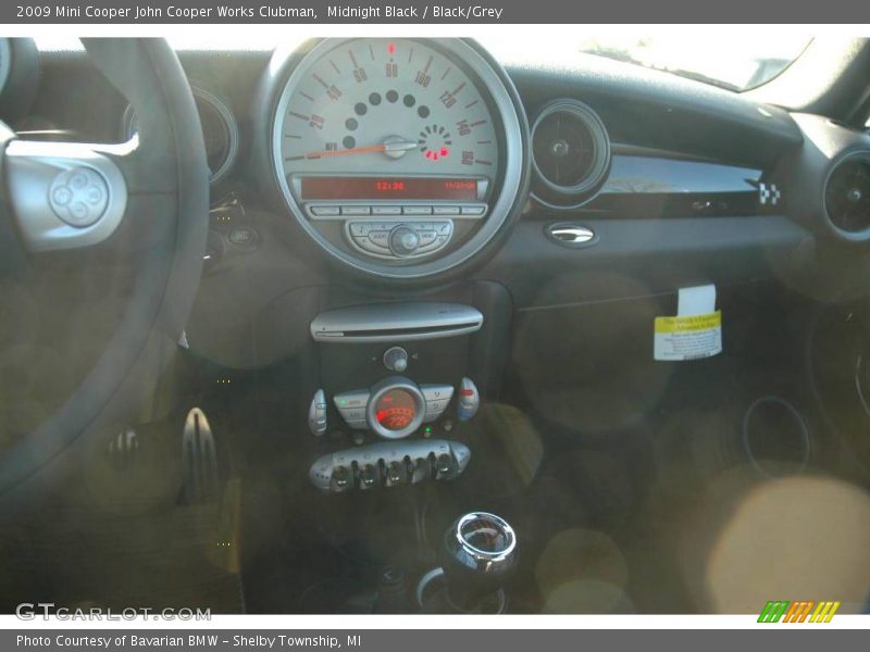 Midnight Black / Black/Grey 2009 Mini Cooper John Cooper Works Clubman