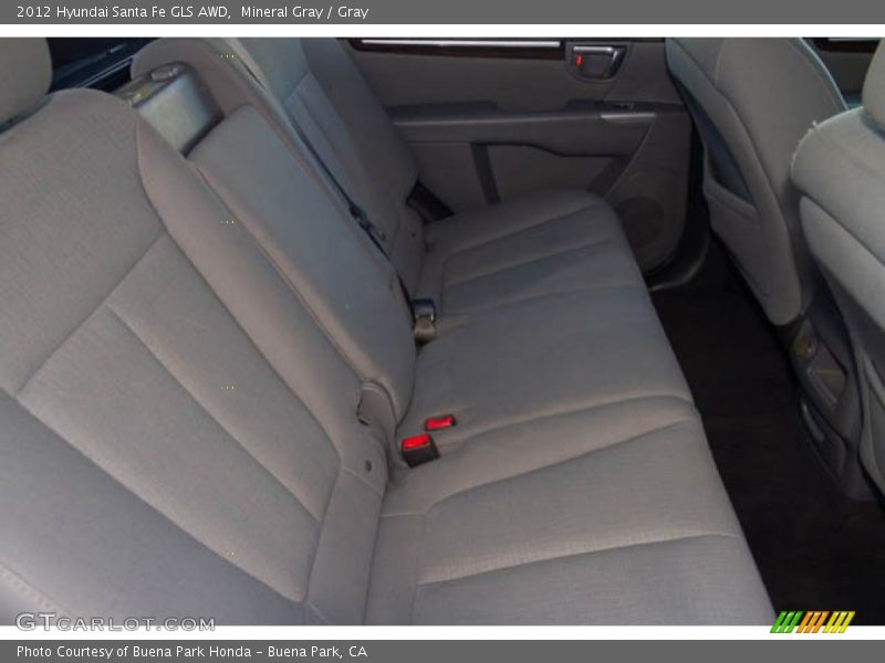 Mineral Gray / Gray 2012 Hyundai Santa Fe GLS AWD