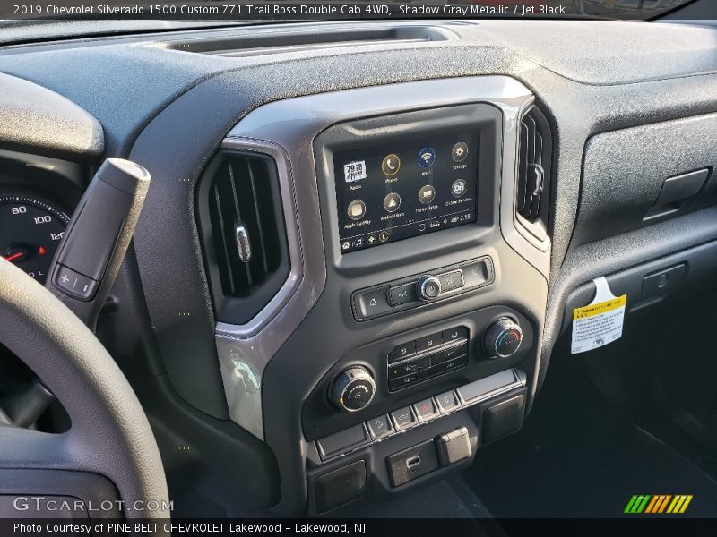 Shadow Gray Metallic / Jet Black 2019 Chevrolet Silverado 1500 Custom Z71 Trail Boss Double Cab 4WD