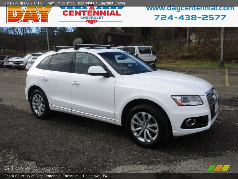 Ibis White / Chestnut Brown 2016 Audi Q5 2.0 TFSI Premium quattro