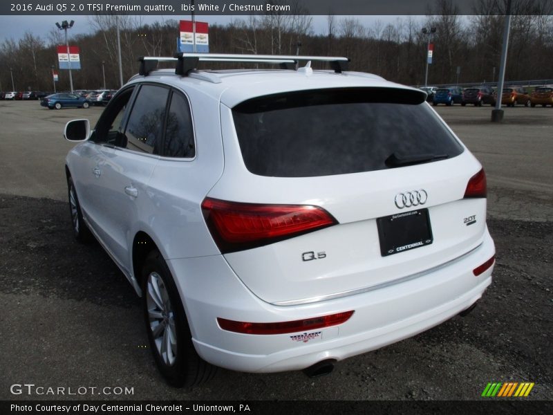 Ibis White / Chestnut Brown 2016 Audi Q5 2.0 TFSI Premium quattro