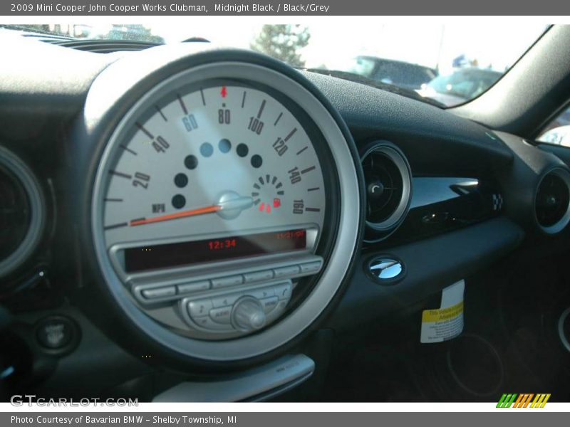 Midnight Black / Black/Grey 2009 Mini Cooper John Cooper Works Clubman
