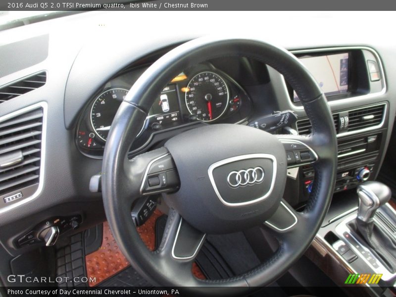 Ibis White / Chestnut Brown 2016 Audi Q5 2.0 TFSI Premium quattro