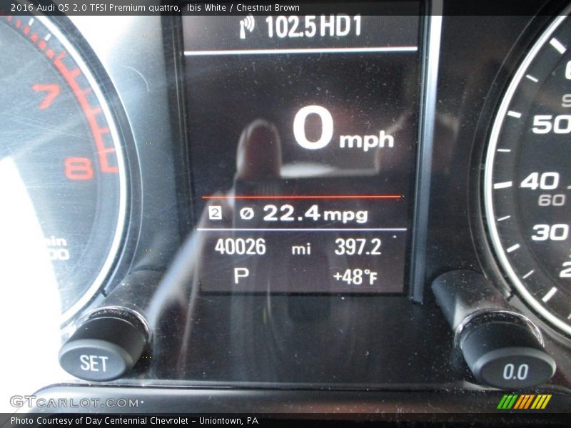 Ibis White / Chestnut Brown 2016 Audi Q5 2.0 TFSI Premium quattro