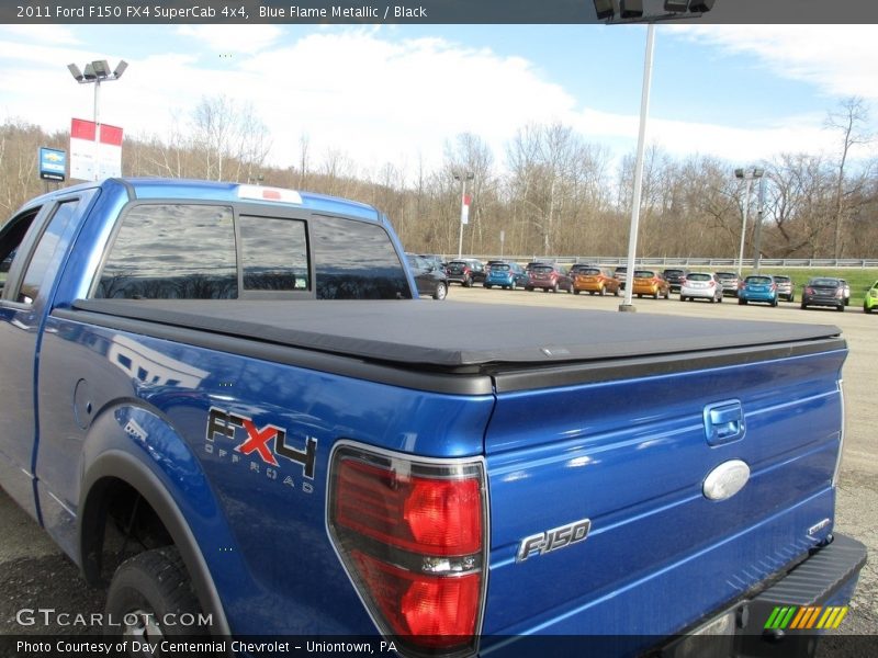 Blue Flame Metallic / Black 2011 Ford F150 FX4 SuperCab 4x4