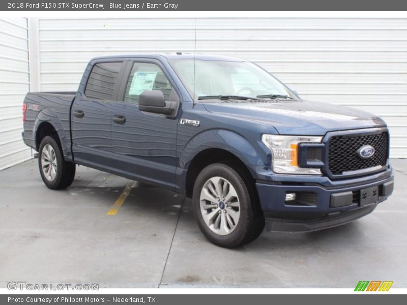 Blue Jeans / Earth Gray 2018 Ford F150 STX SuperCrew