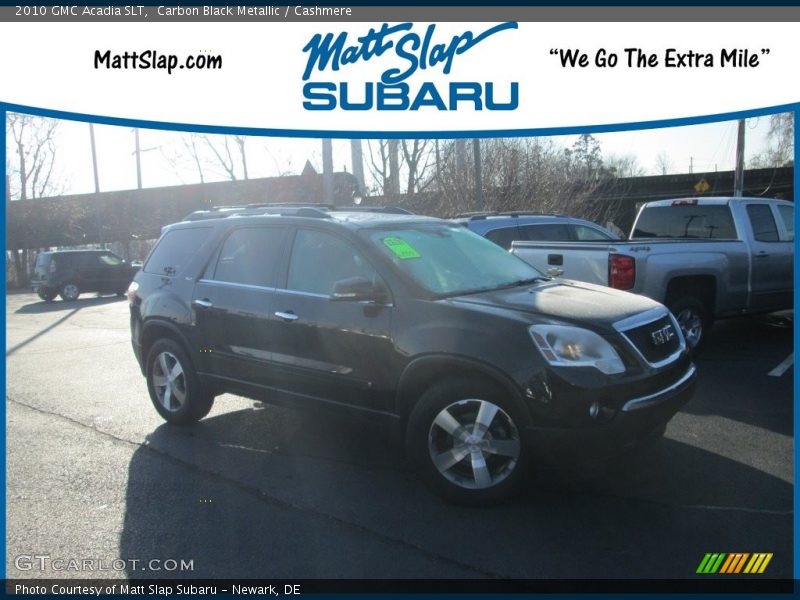 Carbon Black Metallic / Cashmere 2010 GMC Acadia SLT