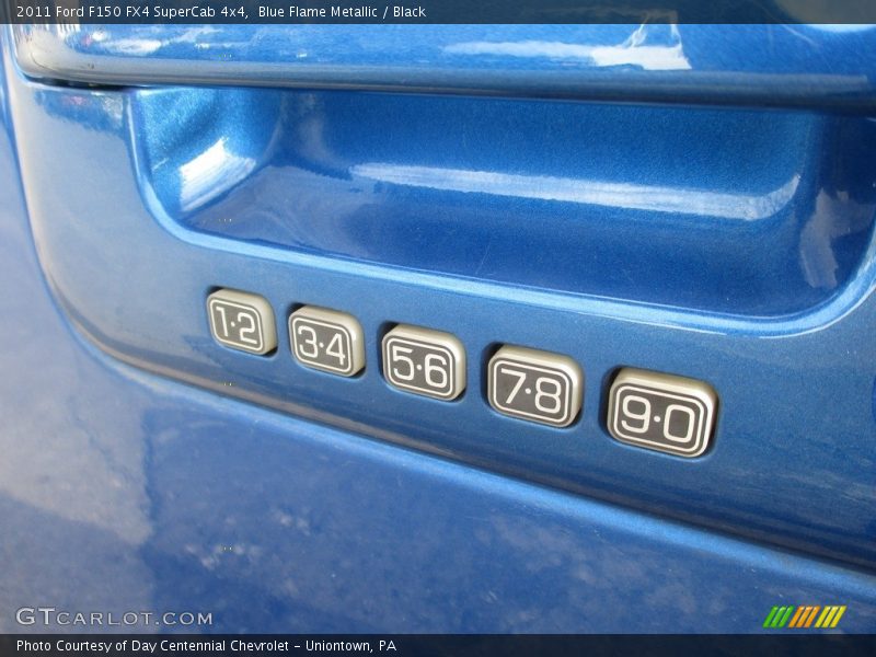 Blue Flame Metallic / Black 2011 Ford F150 FX4 SuperCab 4x4