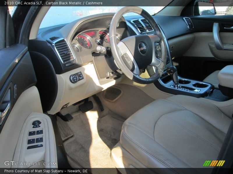 Carbon Black Metallic / Cashmere 2010 GMC Acadia SLT