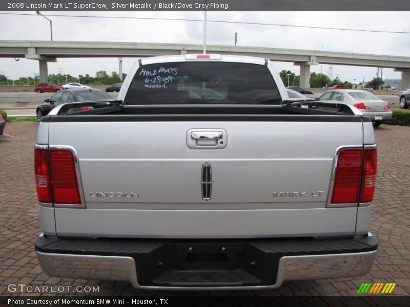Silver Metallic / Black/Dove Grey Piping 2008 Lincoln Mark LT SuperCrew