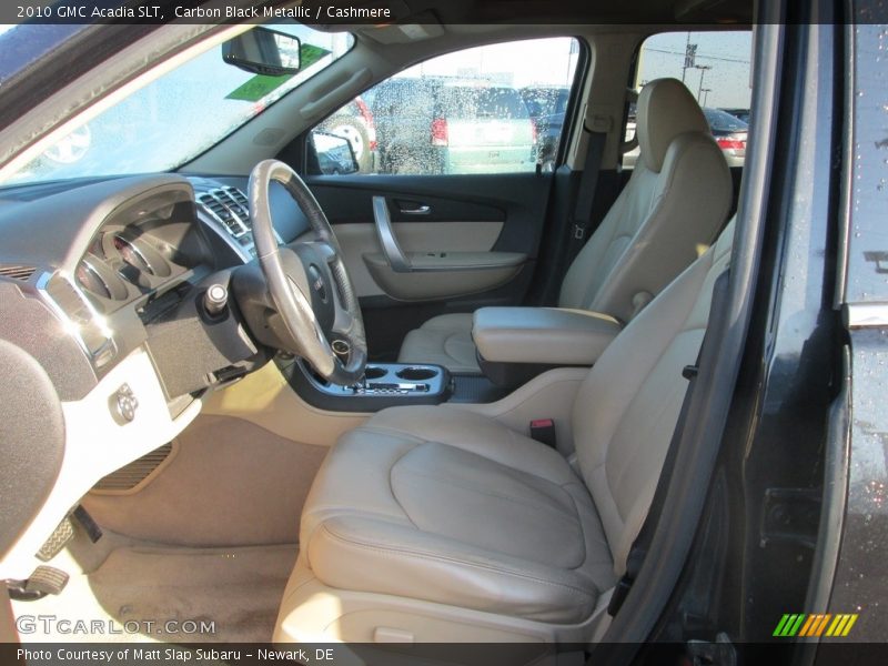 Carbon Black Metallic / Cashmere 2010 GMC Acadia SLT