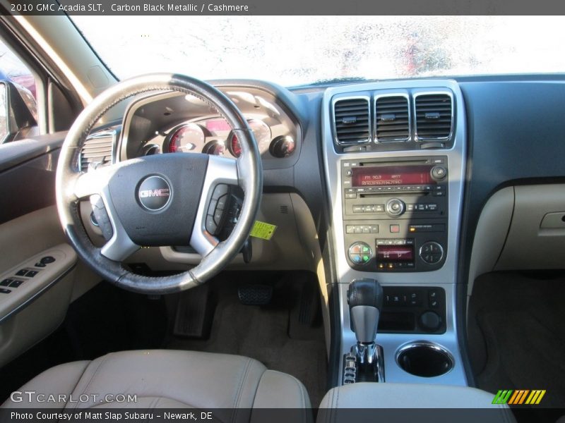 Carbon Black Metallic / Cashmere 2010 GMC Acadia SLT