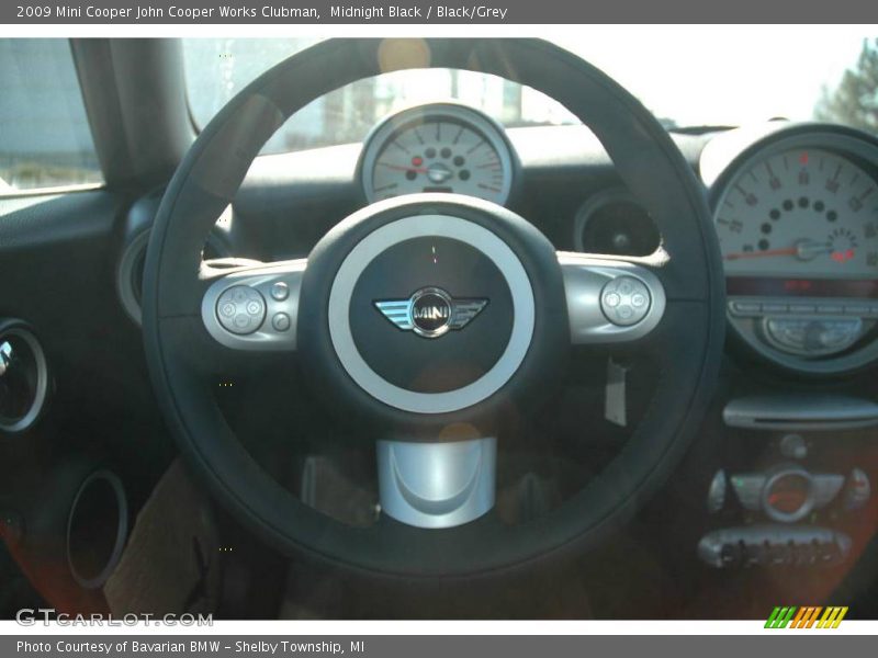 Midnight Black / Black/Grey 2009 Mini Cooper John Cooper Works Clubman
