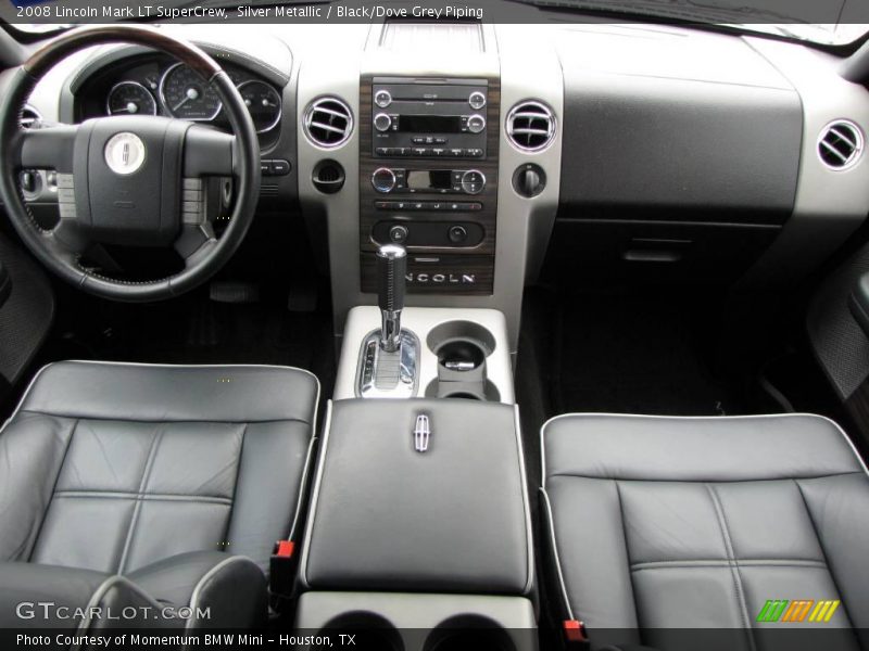 Silver Metallic / Black/Dove Grey Piping 2008 Lincoln Mark LT SuperCrew