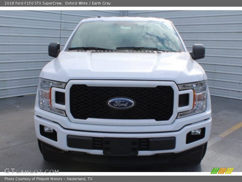 Oxford White / Earth Gray 2018 Ford F150 STX SuperCrew
