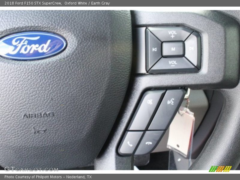 Oxford White / Earth Gray 2018 Ford F150 STX SuperCrew