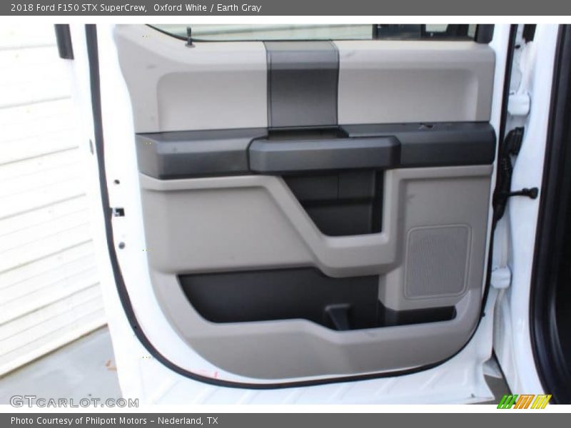 Oxford White / Earth Gray 2018 Ford F150 STX SuperCrew