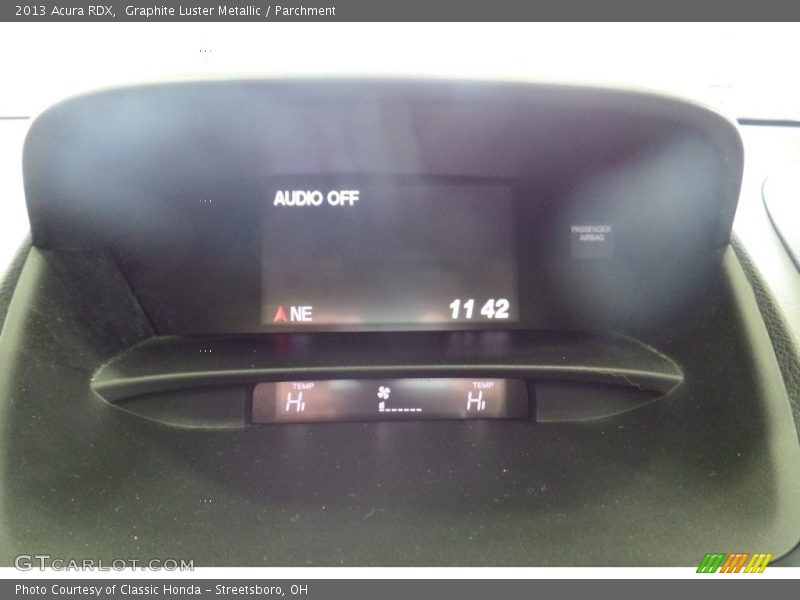 Graphite Luster Metallic / Parchment 2013 Acura RDX