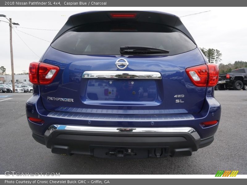 Caspian Blue / Charcoal 2018 Nissan Pathfinder SL 4x4