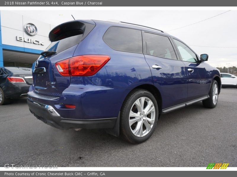 Caspian Blue / Charcoal 2018 Nissan Pathfinder SL 4x4