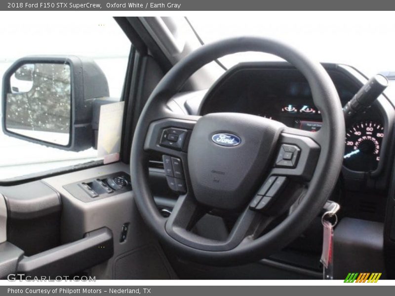 Oxford White / Earth Gray 2018 Ford F150 STX SuperCrew