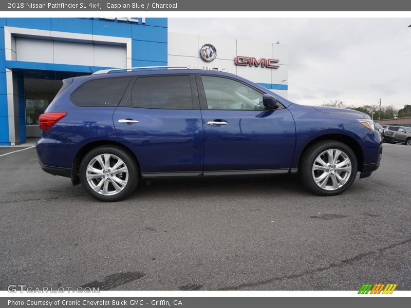 Caspian Blue / Charcoal 2018 Nissan Pathfinder SL 4x4