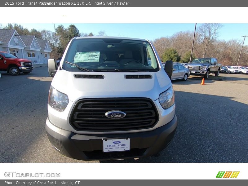 Ingot Silver / Pewter 2019 Ford Transit Passenger Wagon XL 150 LR