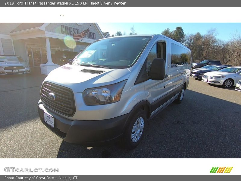 Ingot Silver / Pewter 2019 Ford Transit Passenger Wagon XL 150 LR