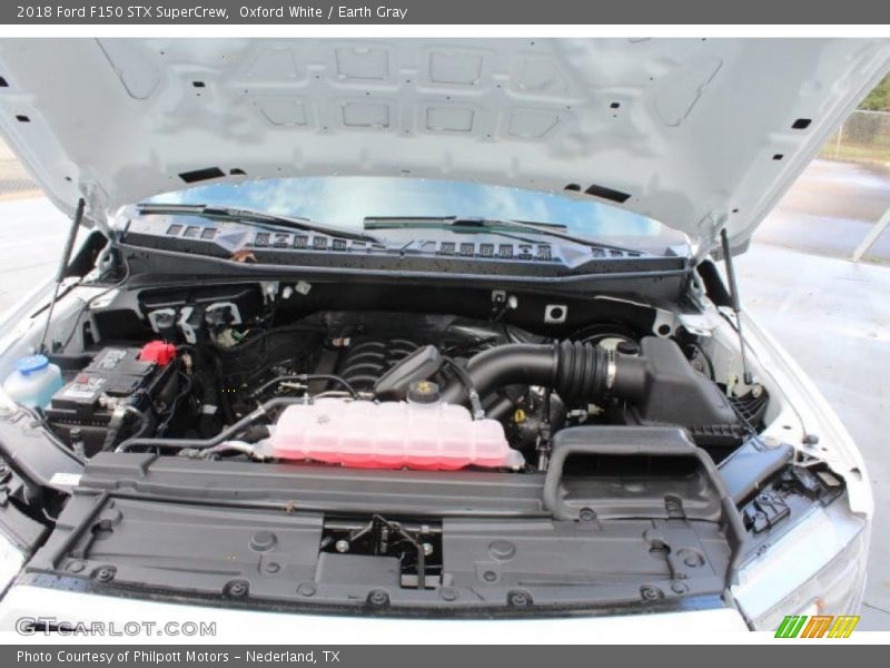 Oxford White / Earth Gray 2018 Ford F150 STX SuperCrew