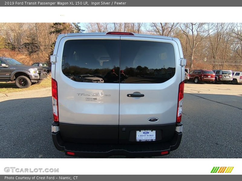Ingot Silver / Pewter 2019 Ford Transit Passenger Wagon XL 150 LR