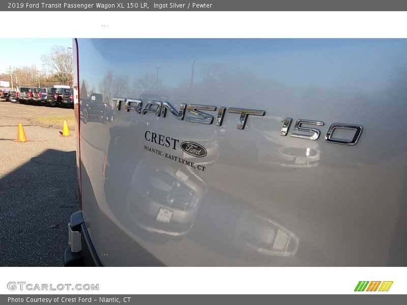 Ingot Silver / Pewter 2019 Ford Transit Passenger Wagon XL 150 LR