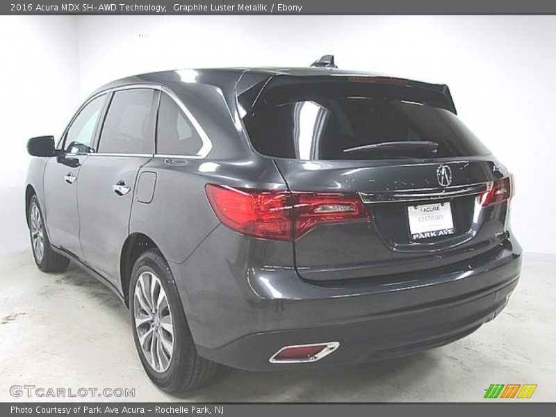 Graphite Luster Metallic / Ebony 2016 Acura MDX SH-AWD Technology