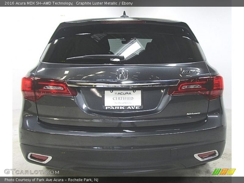 Graphite Luster Metallic / Ebony 2016 Acura MDX SH-AWD Technology